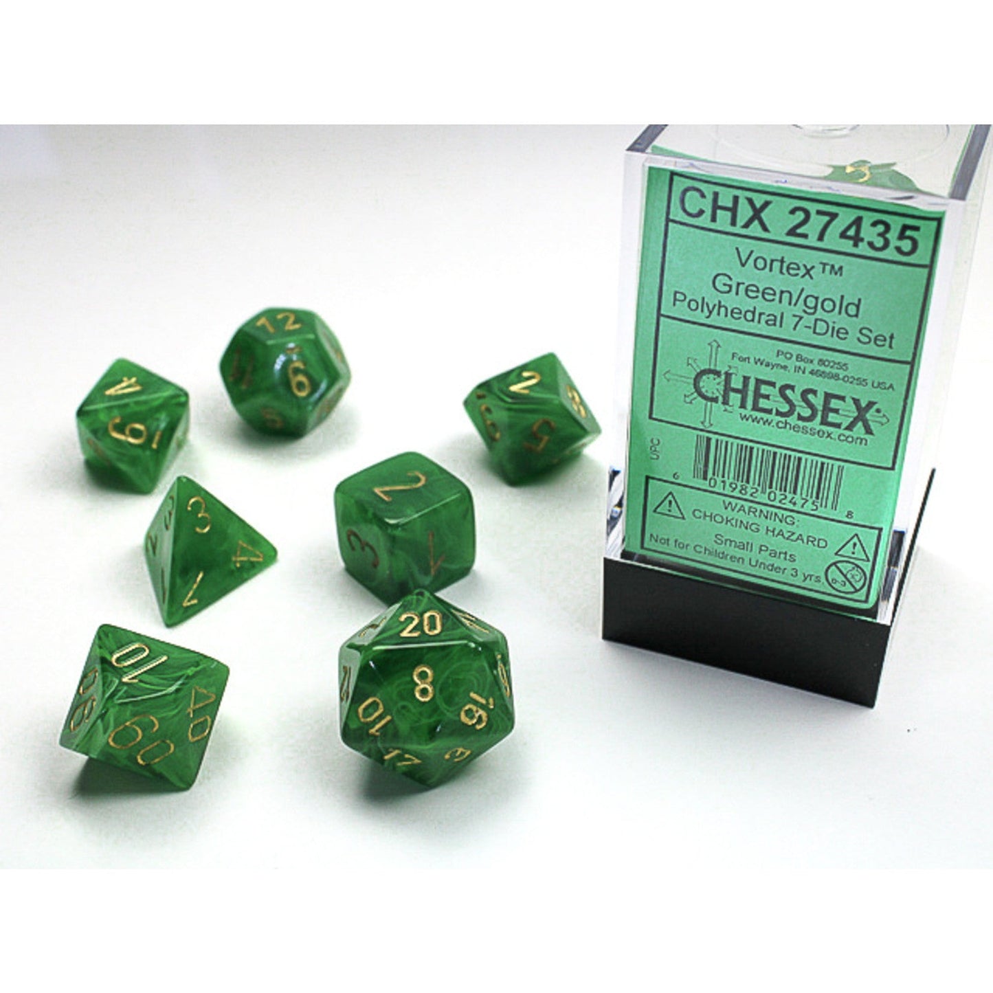 CHESSEX: POLYHEDRAL Vortex DICE SETS