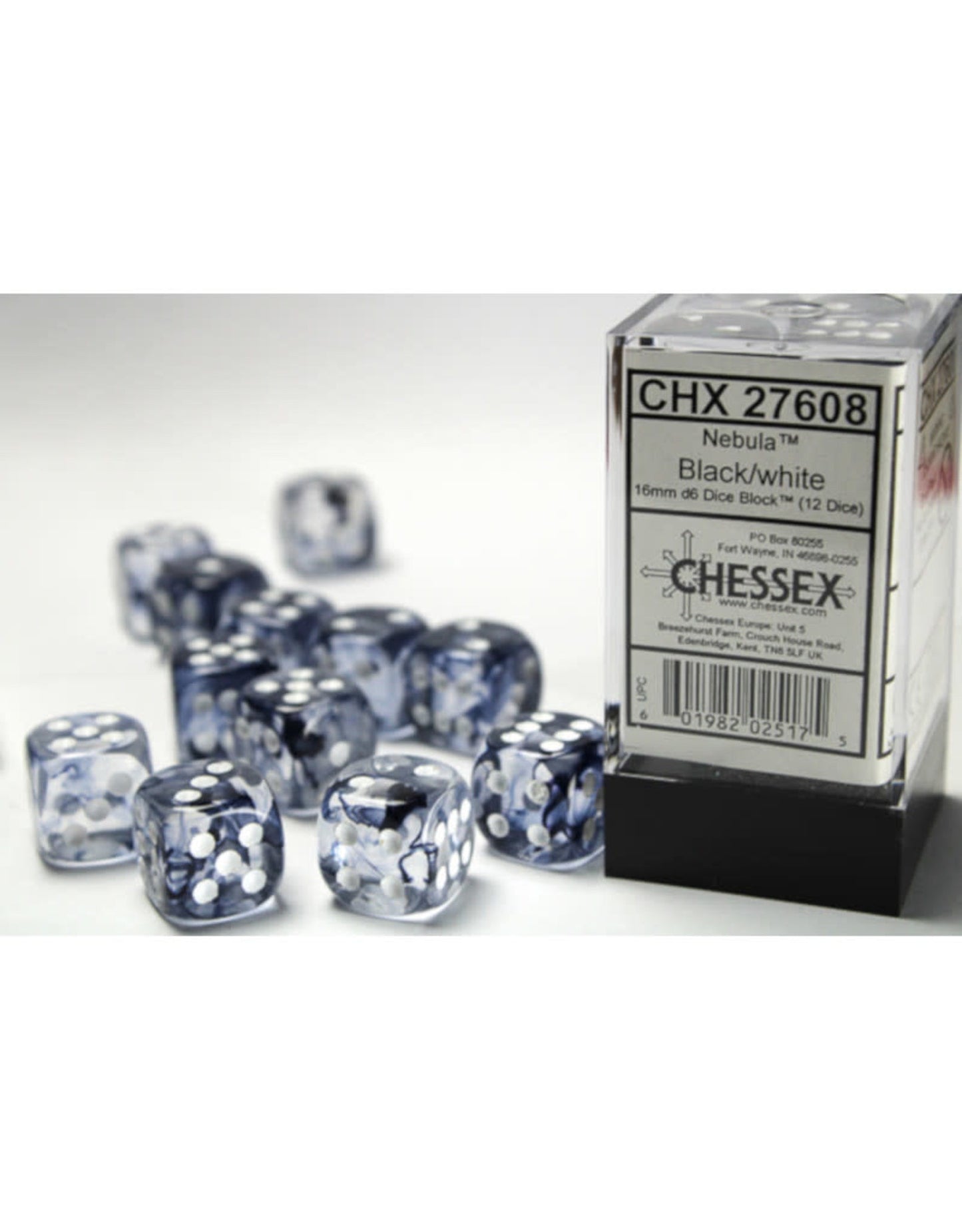 Chessex: D6  Nebula Dice sets - 16mm