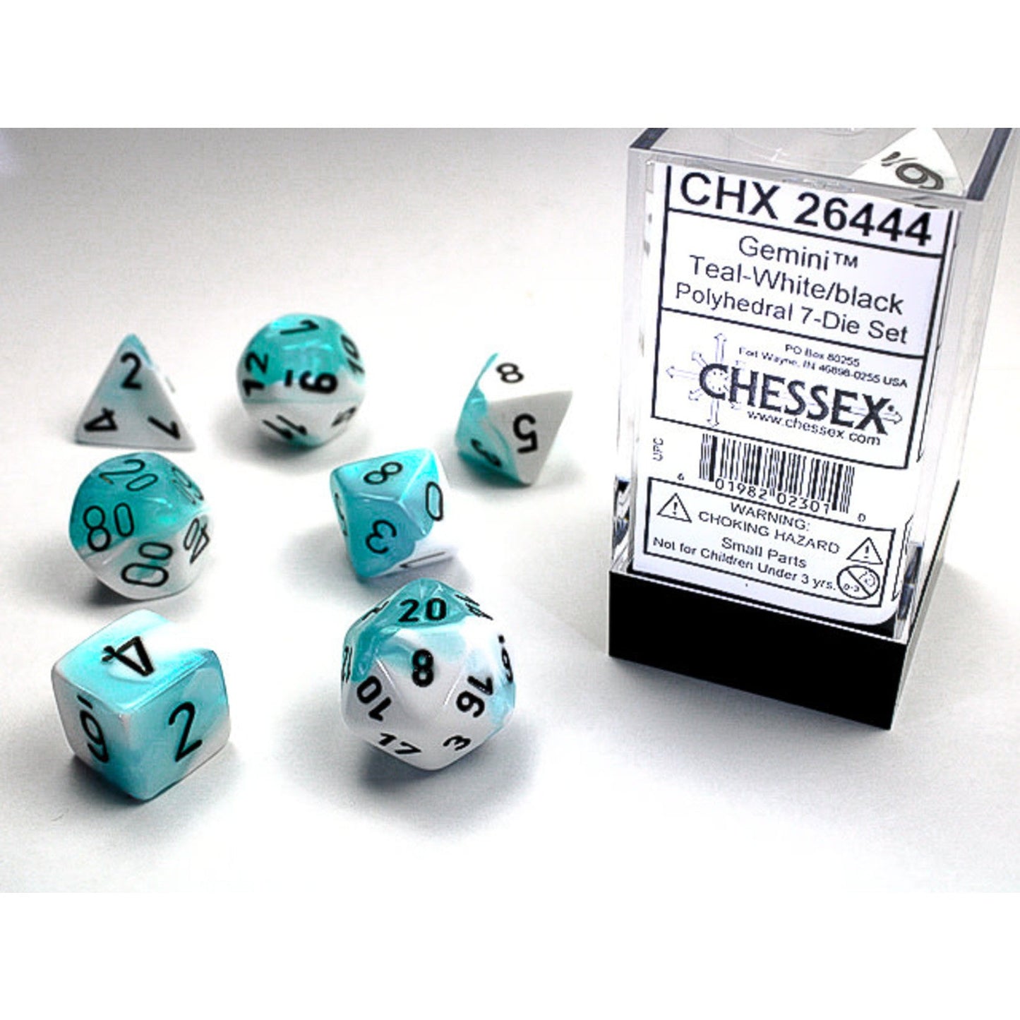 CHESSEX: POLYHEDRAL Gemini DICE SETS