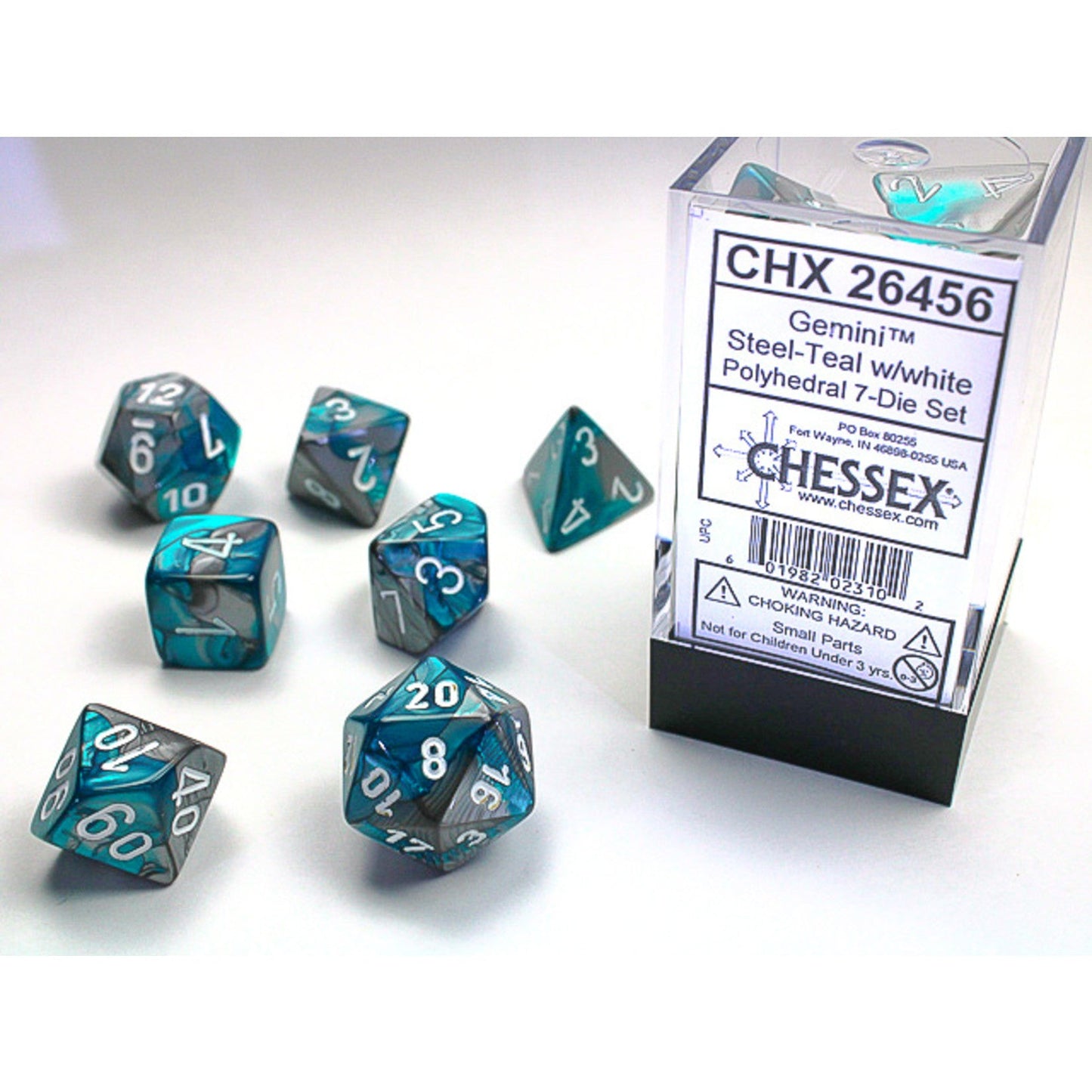 CHESSEX: POLYHEDRAL Gemini DICE SETS