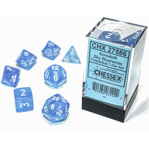 Chessex: Polyhedral Borealis Dice sets