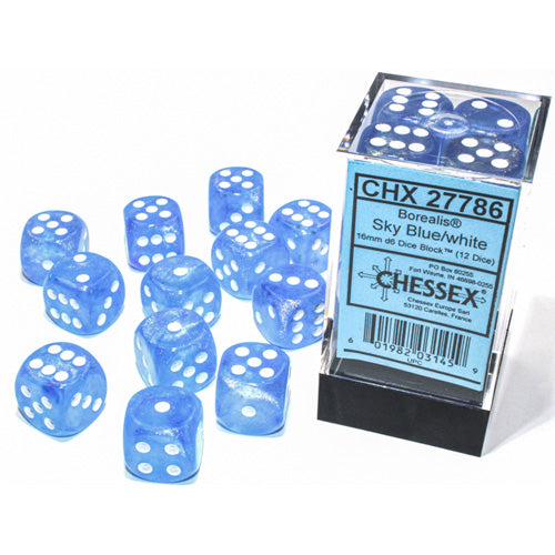 Chessex: D6 Borealis™ Dice Set - 16mm