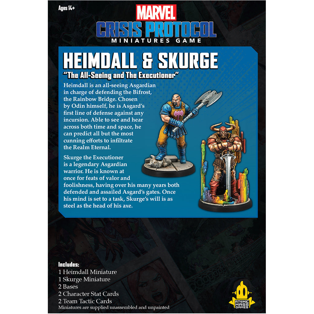 Marvel Crisis Protocol - Heimdall and Skurge