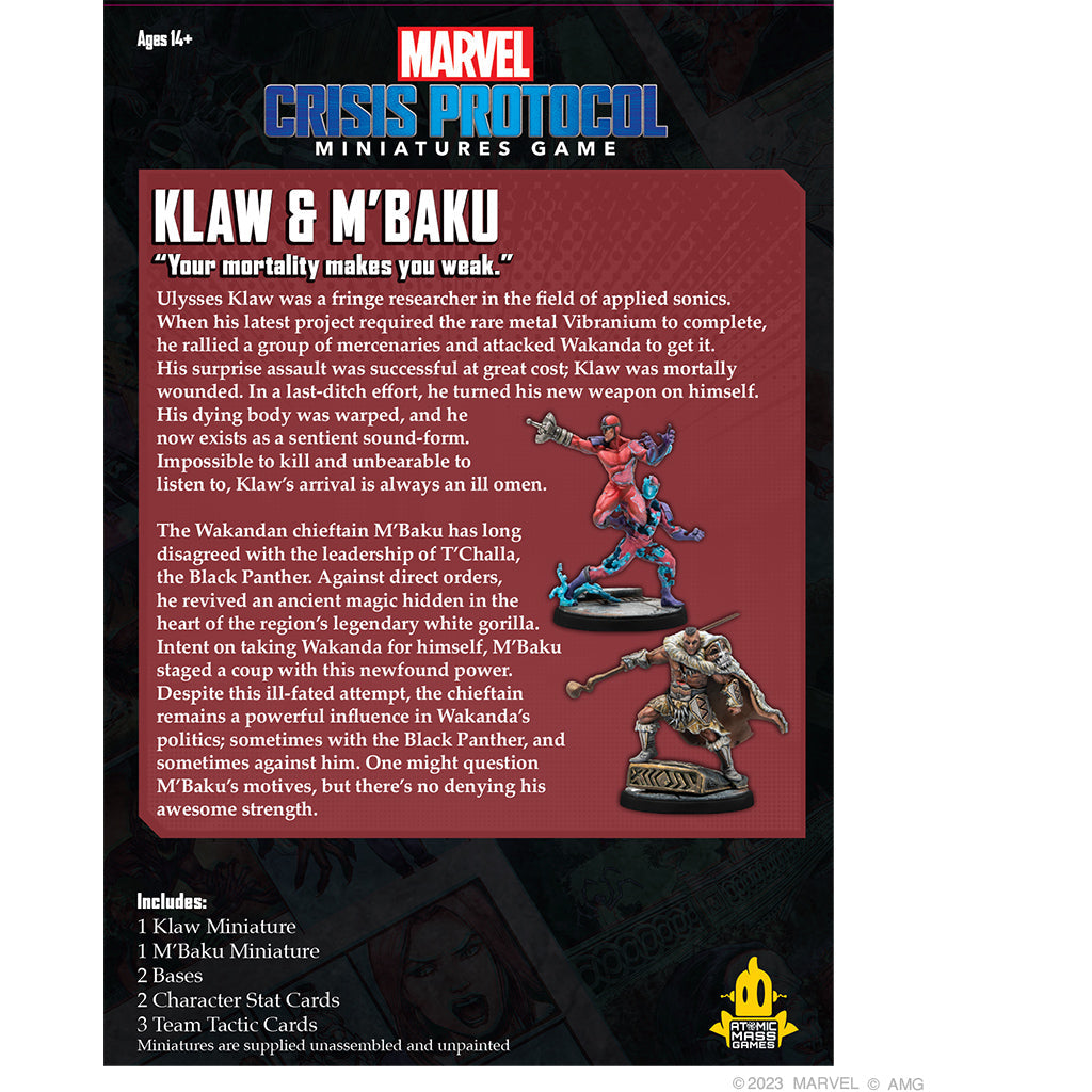 Marvel Crisis Protocol - Klaw & M'Baku