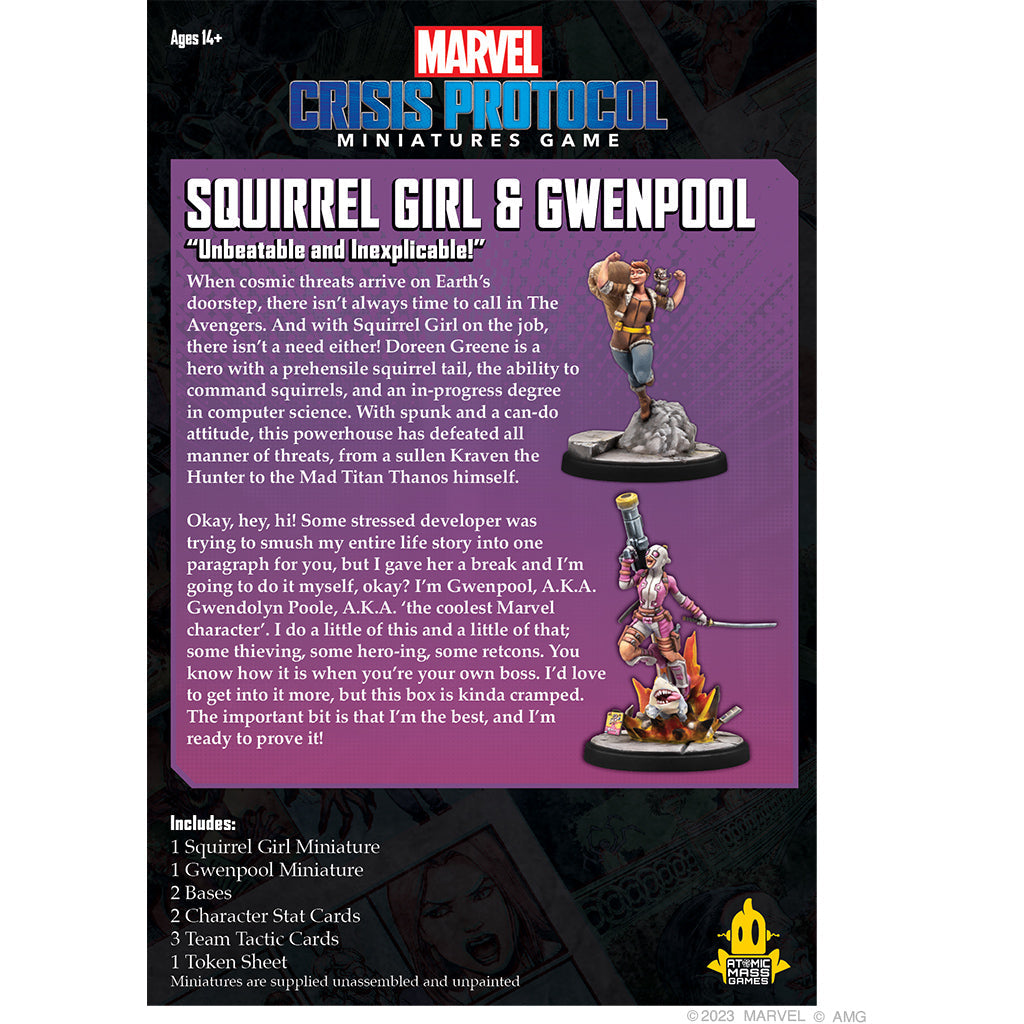 Marvel Crisis Protocol - Squirrel Girl & Gwenpool