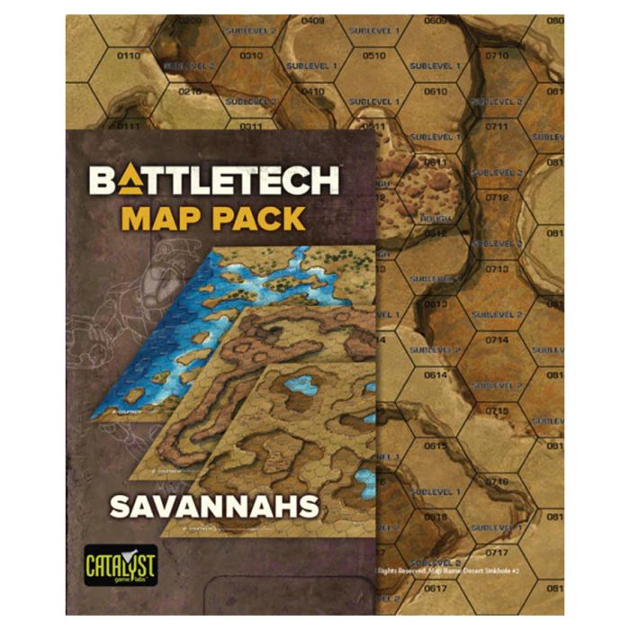 Battletech Map Pack - Savannah