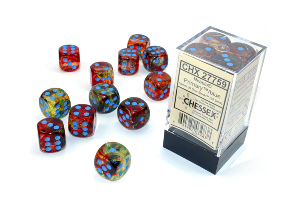 Chessex: D6  Nebula Dice sets - 16mm