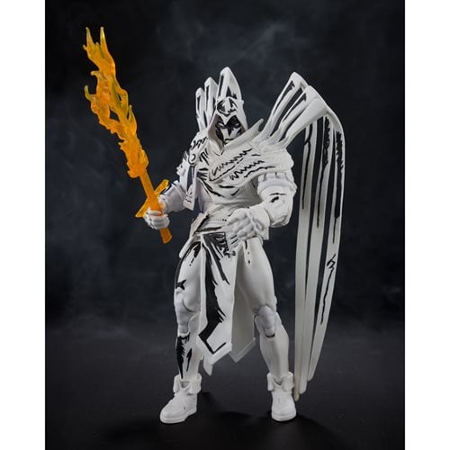 DC Multiverse Azrael Curse of the White Knight Sketch Gold Label 7-Inch Action Figure - Entertainment Earth Exclusive