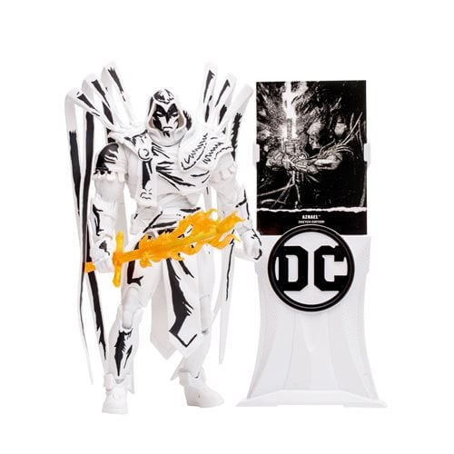 DC Multiverse Azrael Curse of the White Knight Sketch Gold Label 7-Inch Action Figure - Entertainment Earth Exclusive