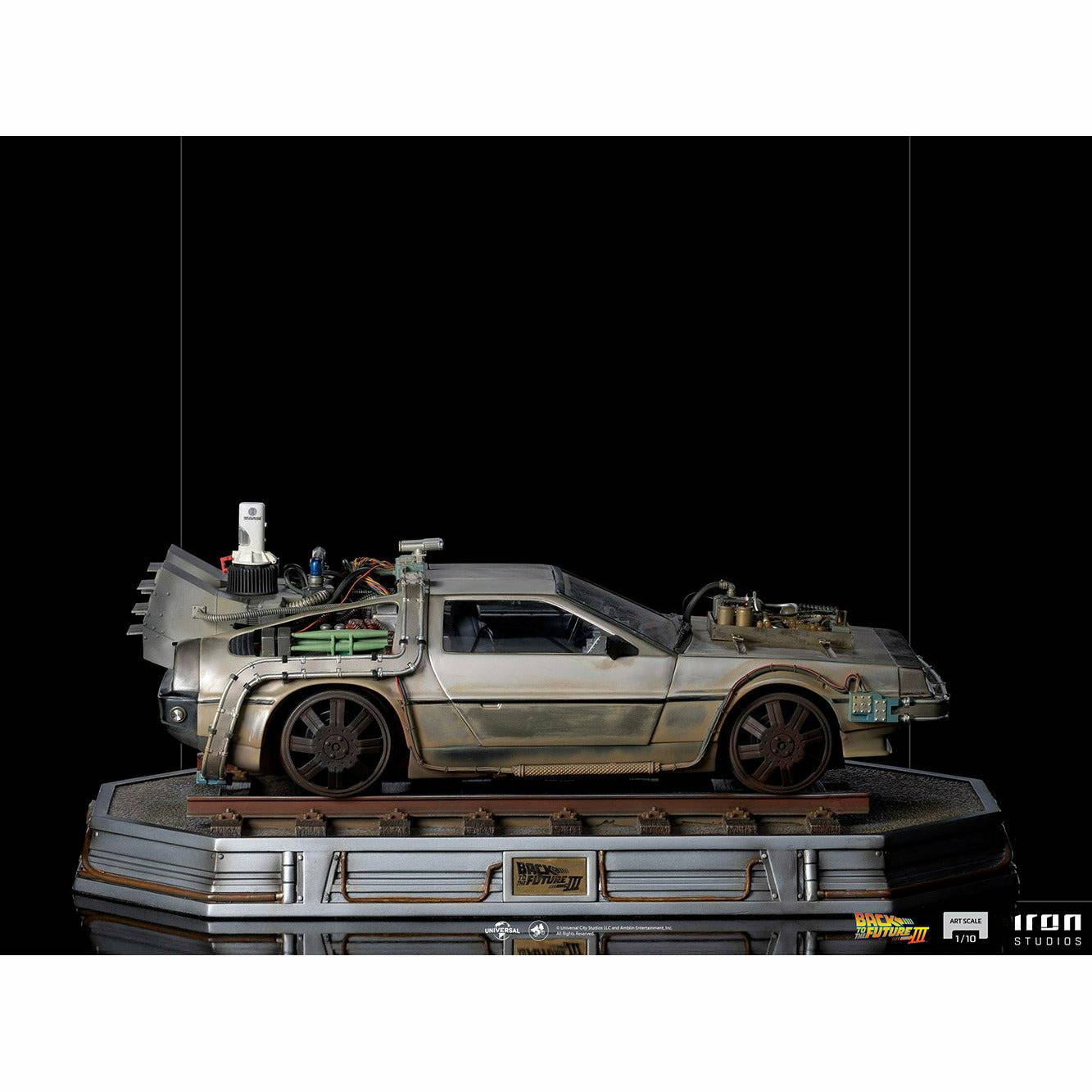 Iron Studios Back to the Future Part III DeLorean 1:10 Scale Statue