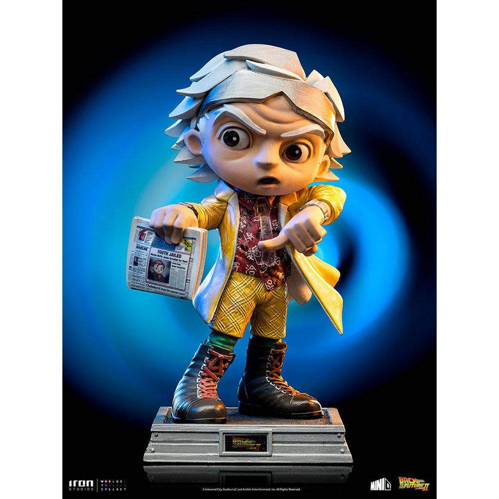 Iron Studios Back to the Future Part II Doc Brown Mini Co. Collectible Figure