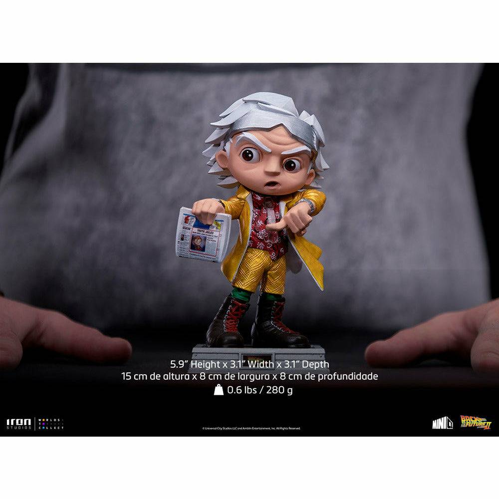 Iron Studios Back to the Future Part II Doc Brown Mini Co. Collectible Figure