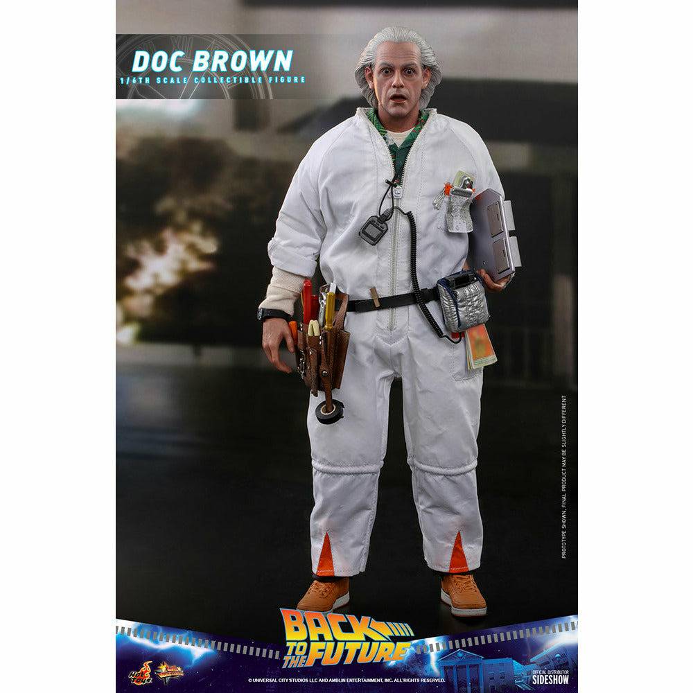 Hot Toys Back to the Future Doc Brown (Standard Version) 1:6 Scale Collectible Figure