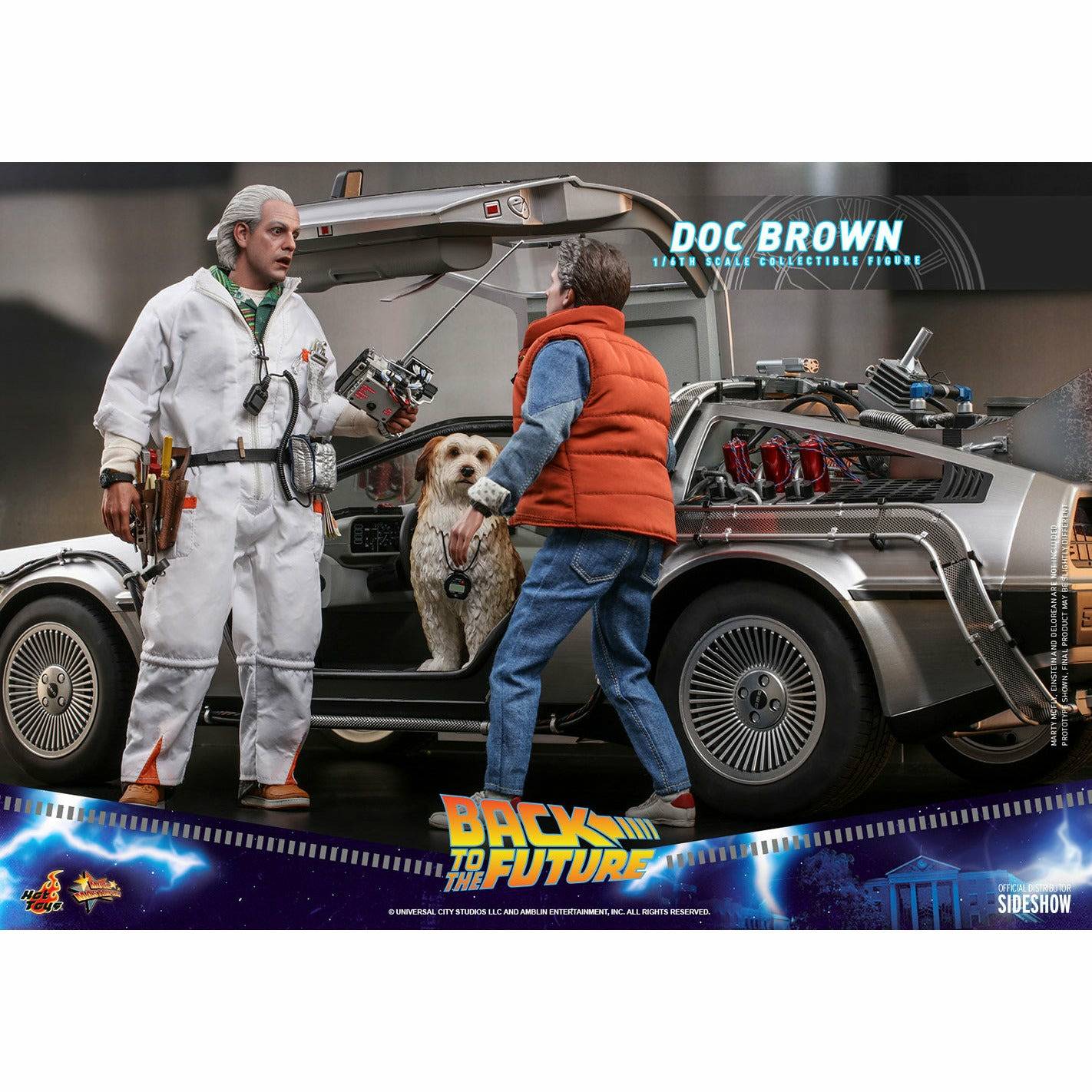 Hot Toys Back to the Future Doc Brown (Standard Version) 1:6 Scale Collectible Figure