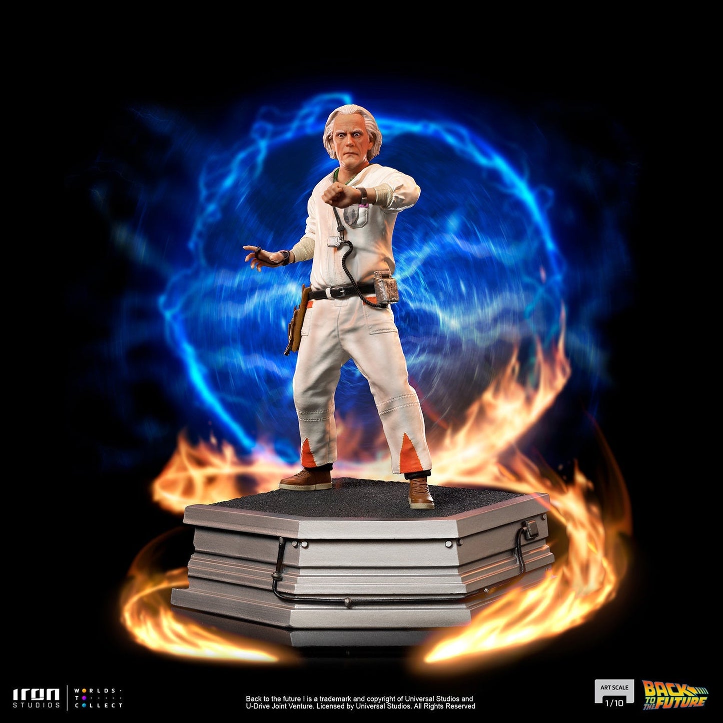 Iron Studios Back to the Future Doc Brown 1:10 Scale Statue