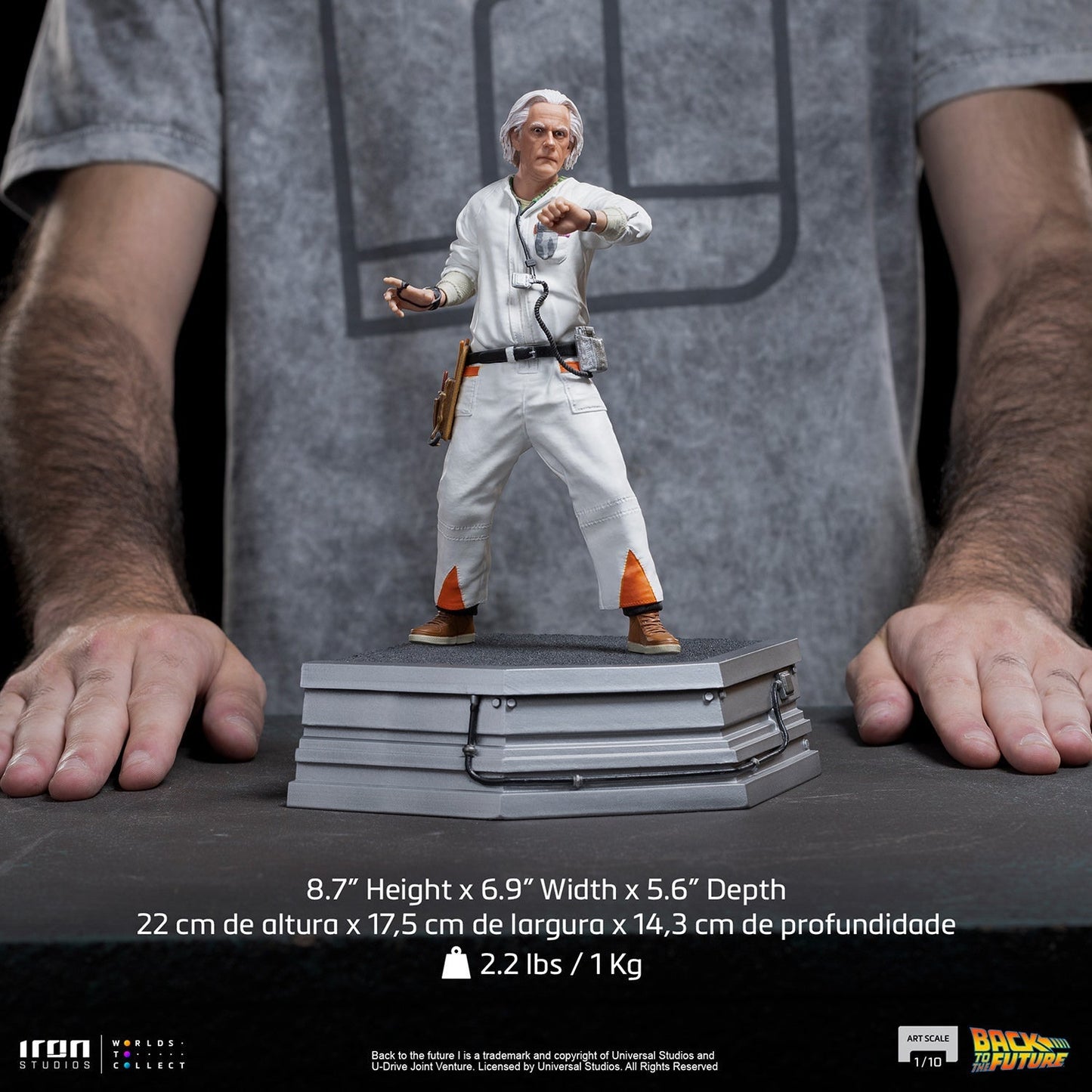 Iron Studios Back to the Future Doc Brown 1:10 Scale Statue