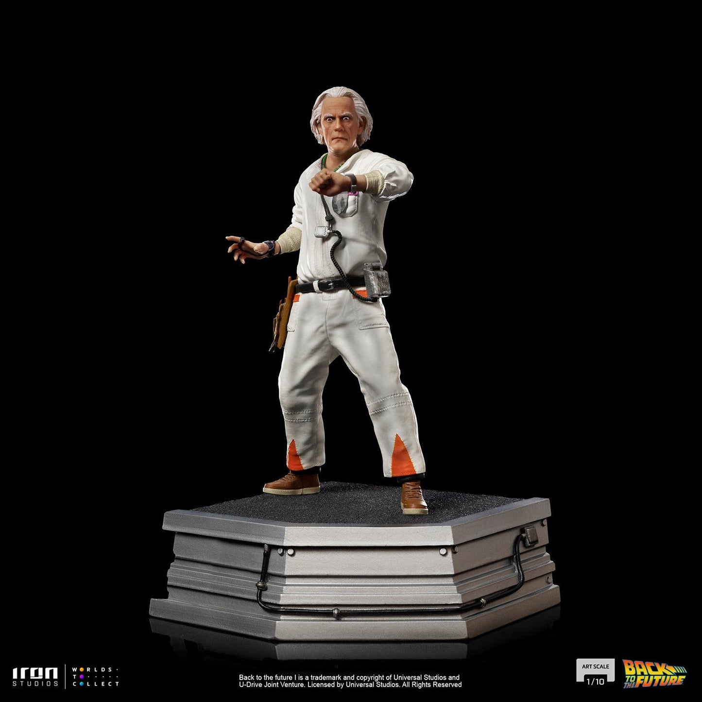 Iron Studios Back to the Future Doc Brown 1:10 Scale Statue