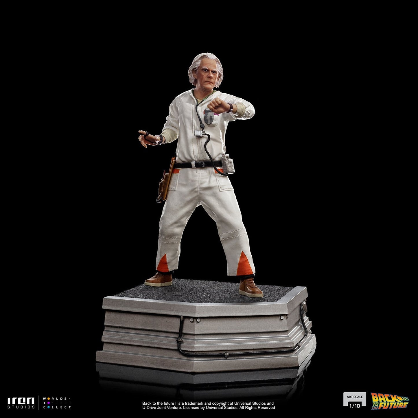 Iron Studios Back to the Future Doc Brown 1:10 Scale Statue