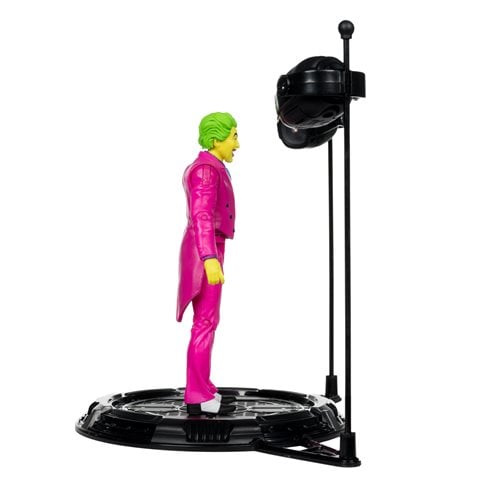 McFarlane Toys DC Retro The Joker Batman: Classic TV Series Black Light Gold Label 6-Inch Action Figure - Entertainment Earth Exclusive