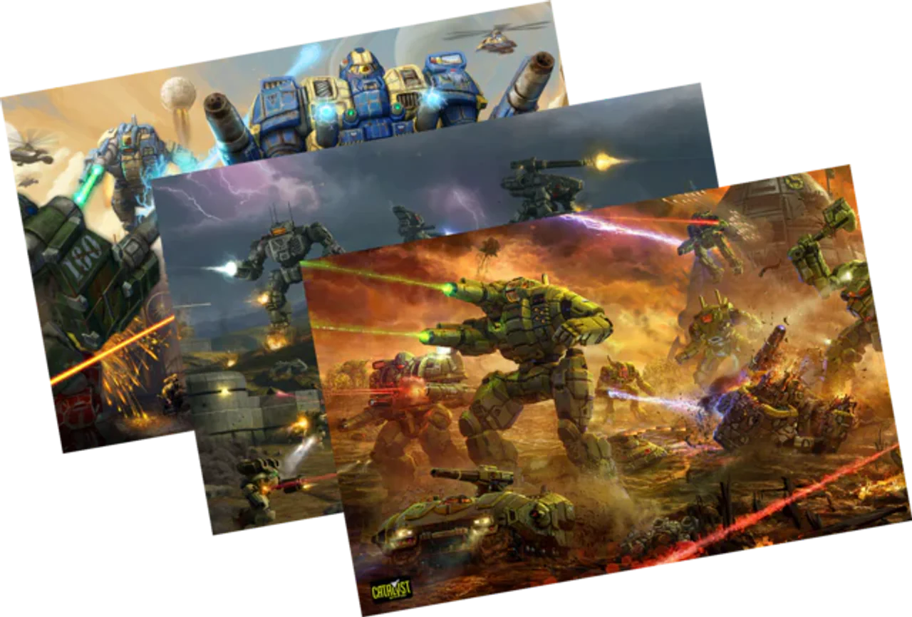 BattleTech - Mercenaries 3-Pack Poster Set (Kickstarter)