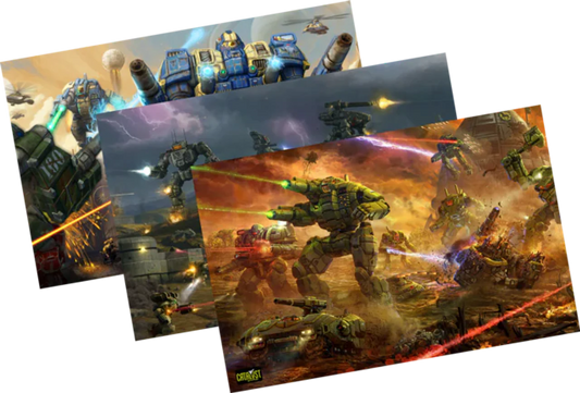 BattleTech - Mercenaries 3-Pack Poster Set (Kickstarter)