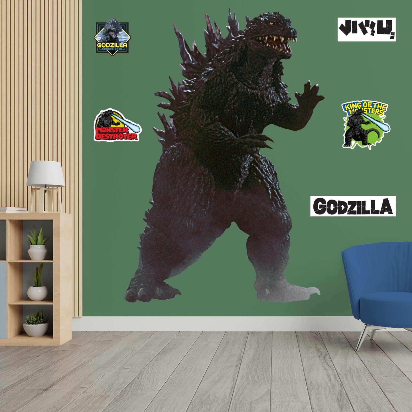 Godzilla: Godzilla (1999) Side RealBig - Officially Licensed Toho Removable Adhesive Decal