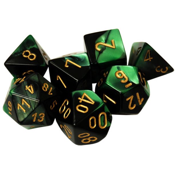 CHESSEX: POLYHEDRAL Gemini DICE SETS