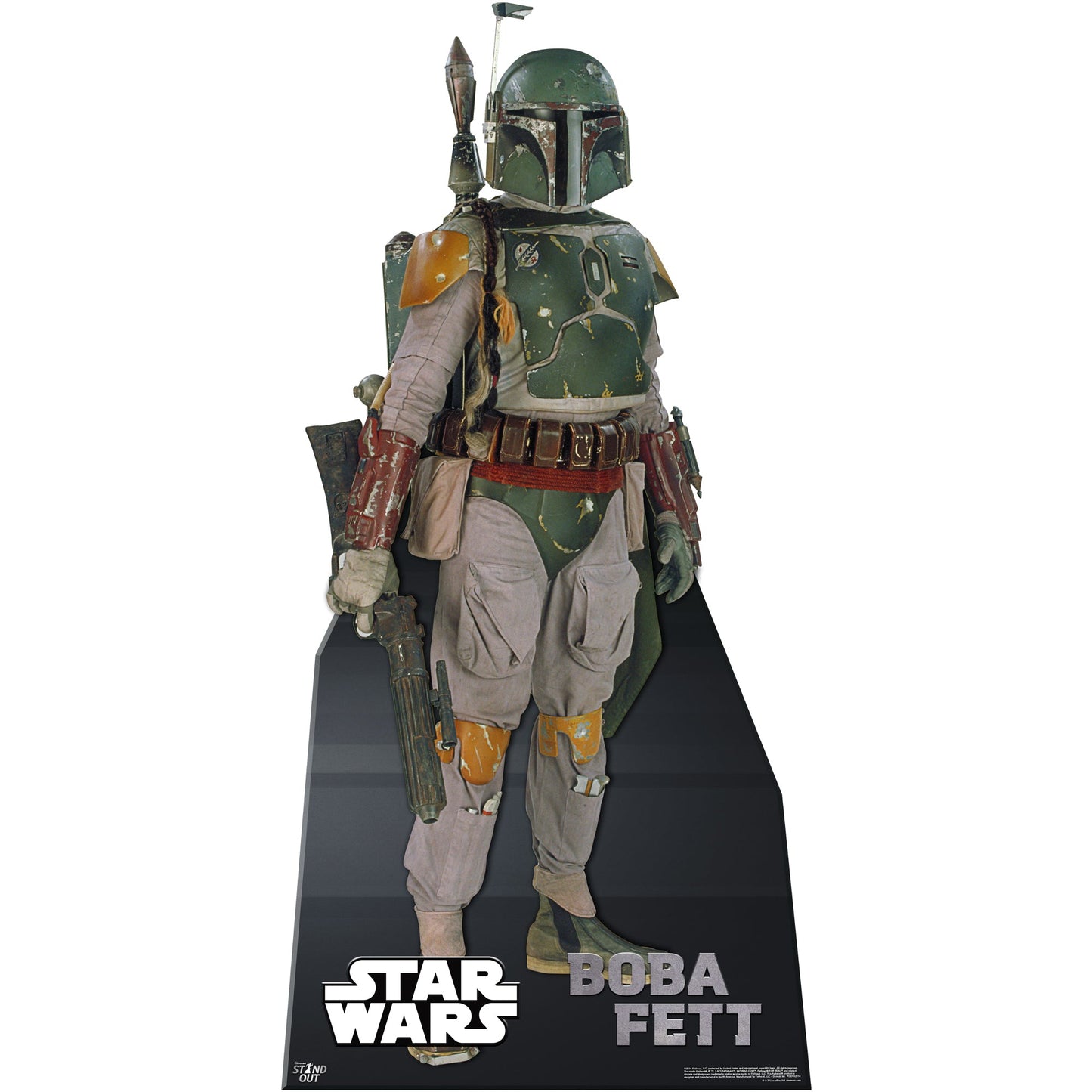 Boba Fett    Foam Core Cutout  - Officially Licensed Star Wars    Stand Out