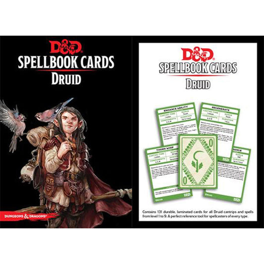 Dungeons & Dragons - Spellbook Cards - Druid