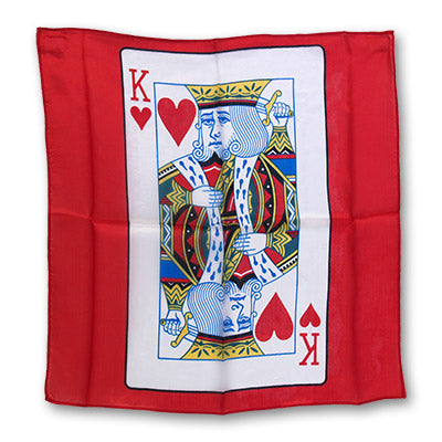 Silk 18 inch King of Hearts Card from Magic by Gosh - Trick