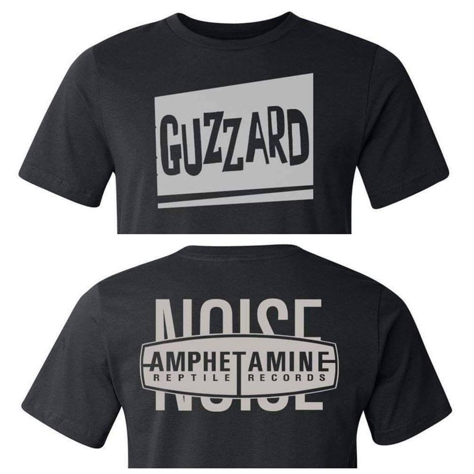 Guzzard "Razor-blade" T-Shirt with AmRep NOISE back logo