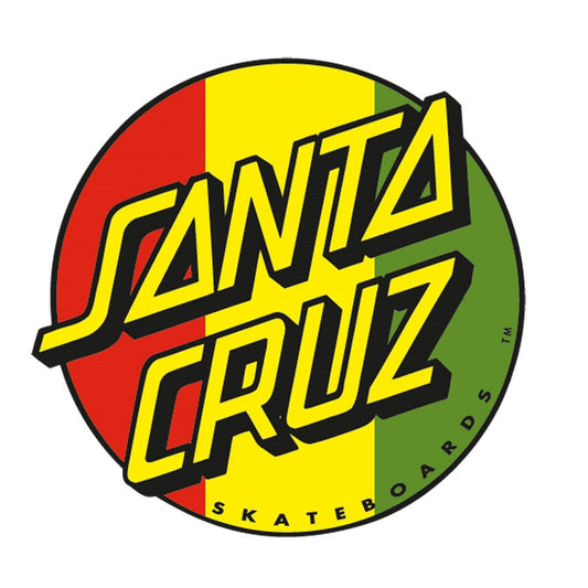 Santa Cruz Skateboards Rasta Dot 3" Sticker