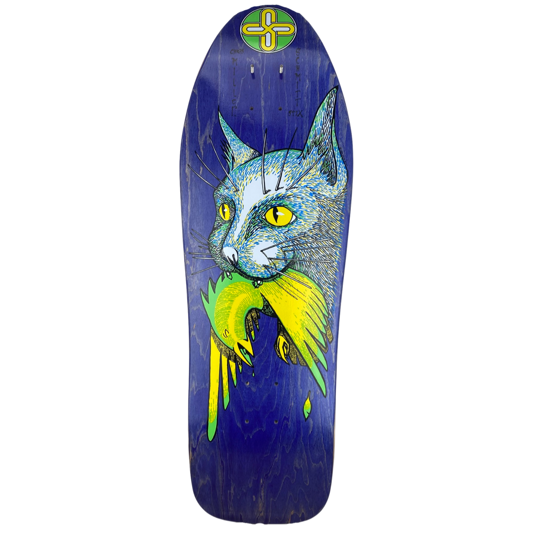 Schmitt Stix Chris Miller Bird In Mouth 10" Skateboard Deck