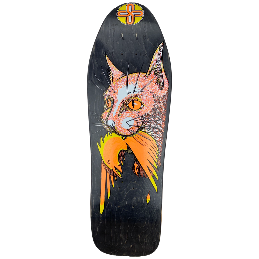 Schmitt Stix Chris Miller Bird In Mouth 10" Skateboard Deck