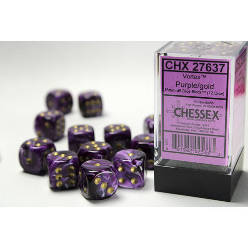 Chessex: D6 Vortex Dice set - 16MM