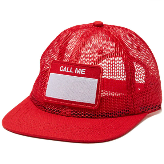 Call Me 917 Hello My Name Is Trucker Hat