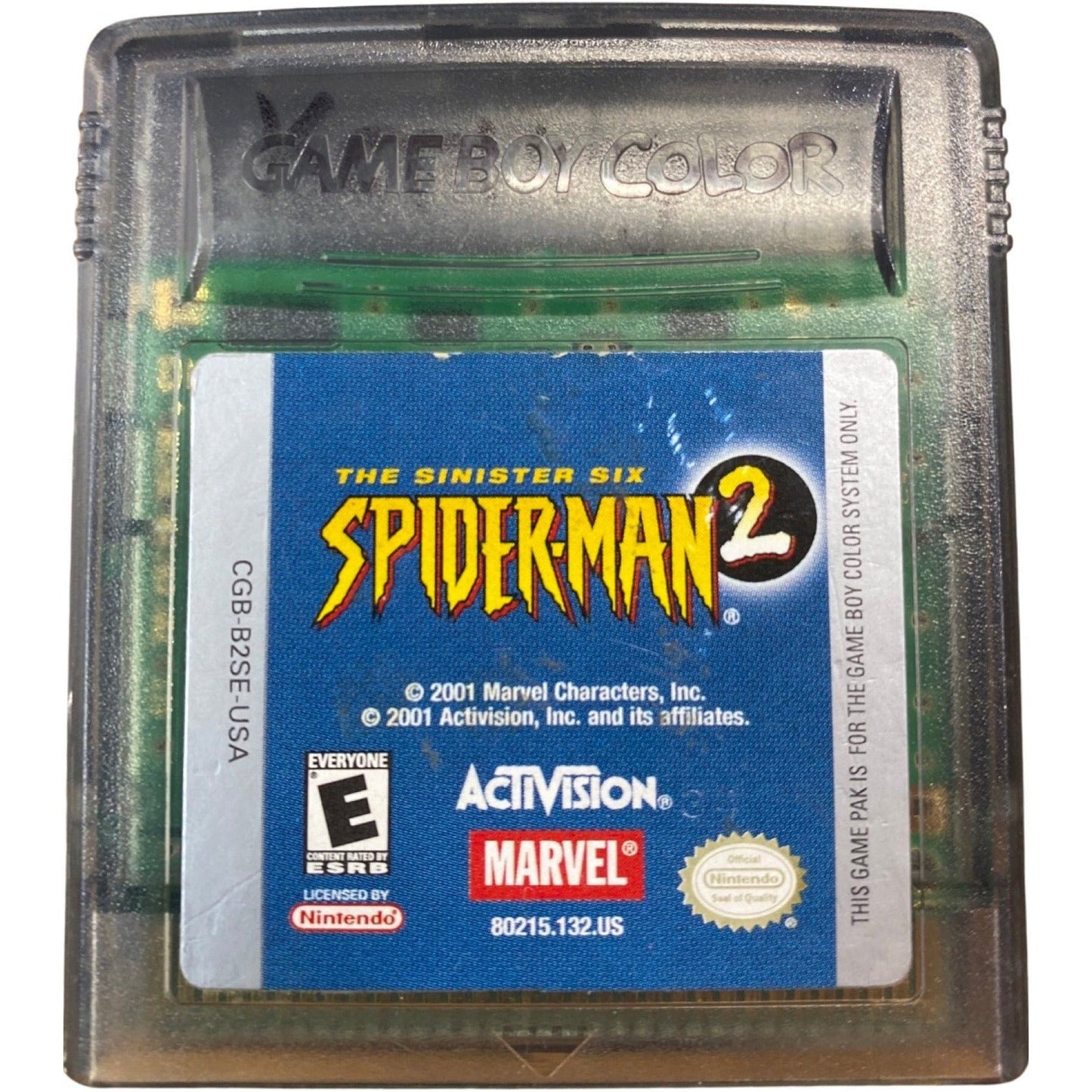 Spiderman 2 The Sinister Six - Nintendo GameBoy Color