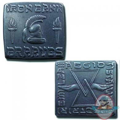 Game Of Thrones Square Iron Coin Of Braavos