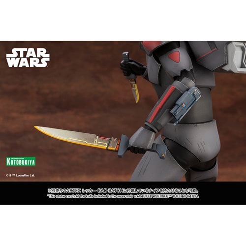 Kotobukiya  Star Wars: The Bad Batch Hunter ARTFX 1:7 Scale Model Kit