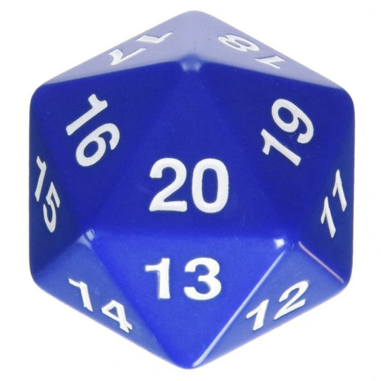 55mm D20 (Blue w/ white) Spin-Down Die