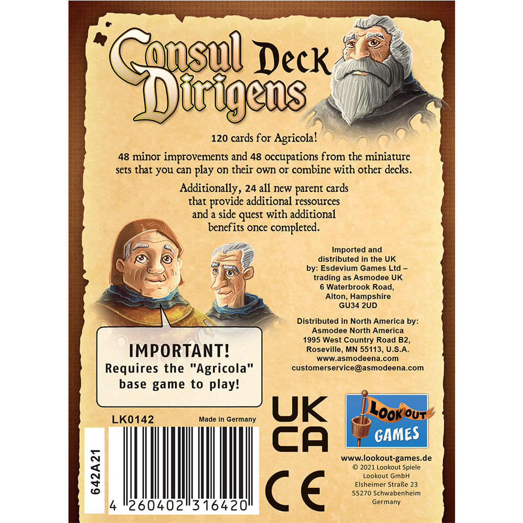 Agricola: Consul Dirigens Deck Expansion