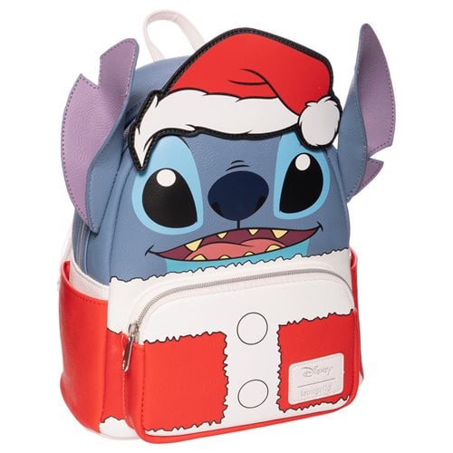 Loungefly Lilo & Stitch Holiday Santa Stitch Mini-Backpack- Entertainment Earth Exclusive