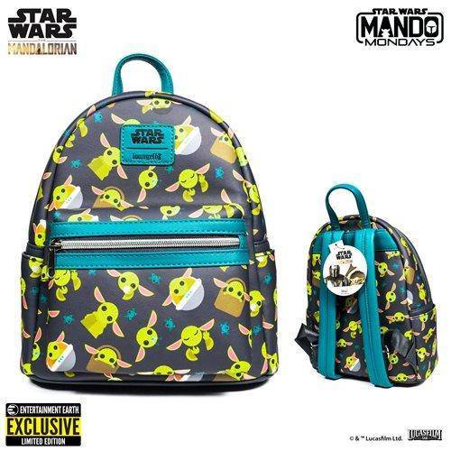 Loungefly Star Wars The Mandalorian The Child Mini-Backpack - Entertainment Earth Exclusive