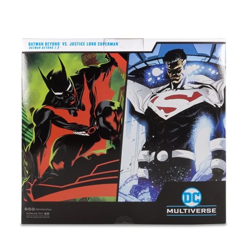 McFarlane Toys DC Multiverse Batman Beyond vs. Justice Lord Superman 7-Inch Scale Action Figure 2-Pack