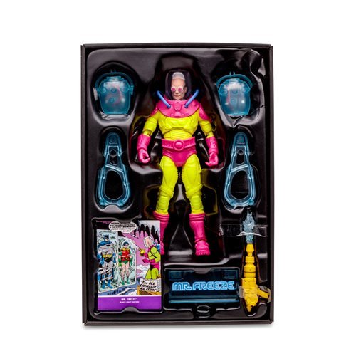 McFarlane Toys DC Multiverse Mr. Freeze Black Light Gold Label 7-Inch Scale Action Figure - Entertainment Earth Exclusive