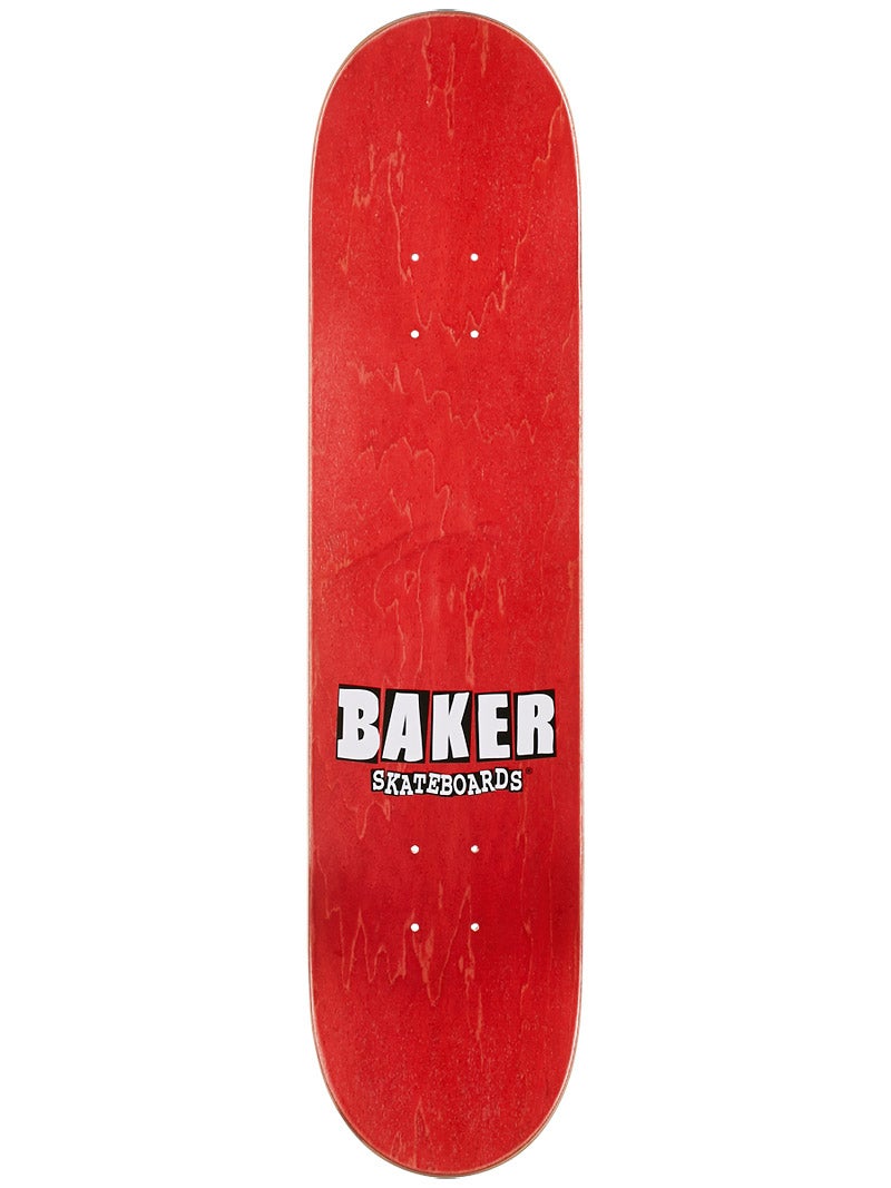 BAKER TEAM BRAND LOGO WHITE 8.25" SKATEBOARD DECK