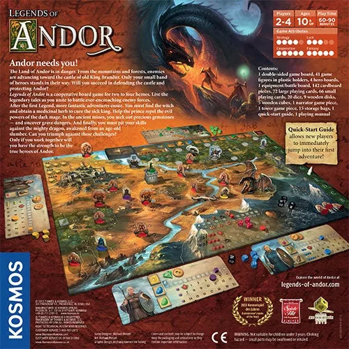 Legends of Andor - Board Game