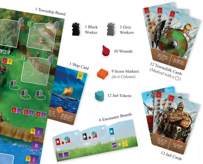 Raiders of the North Sea: Fields of Fame - Board Game