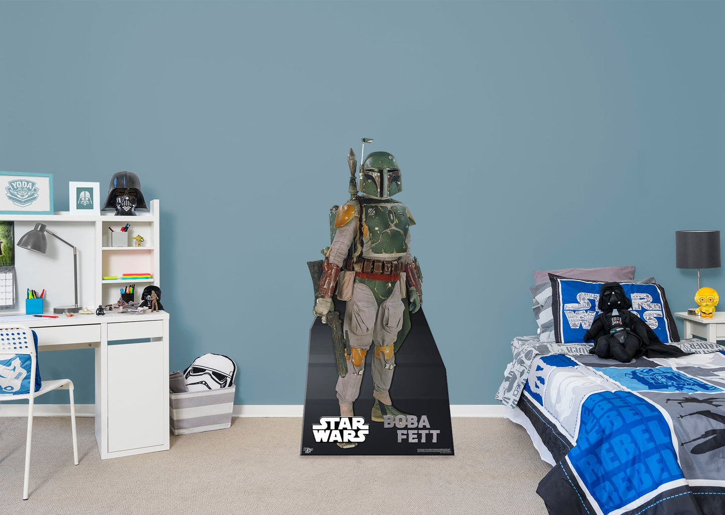 Boba Fett    Foam Core Cutout  - Officially Licensed Star Wars    Stand Out