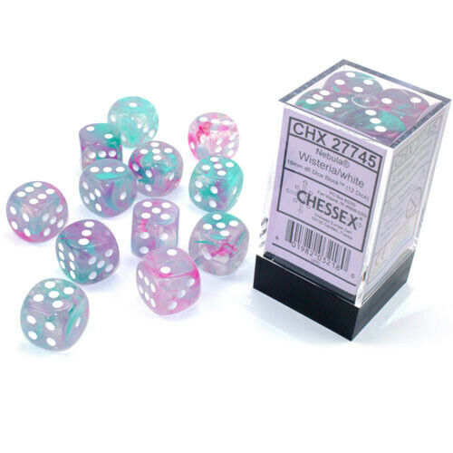 Chessex: D6  Nebula Dice sets - 16mm